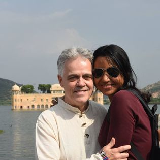 Dalia Roy, our guide for our 10 city tour in Jaipur, India.